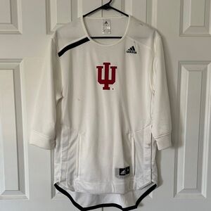 Adidas White and Black Jersey with Red Logo